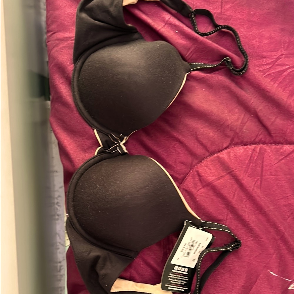 Black Padded Bra